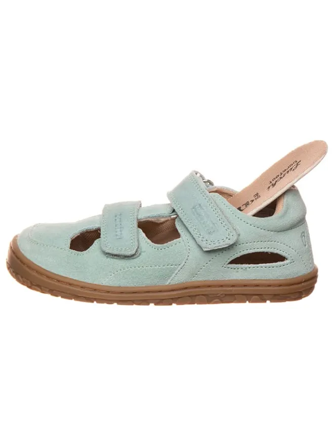Leder-Halbsandalen "Nando" in Hellblau>Lurchi Hot
