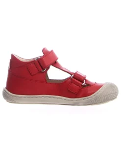 Naturino Sandalen^Leder-Halbsandalen "Puffy" in Rot