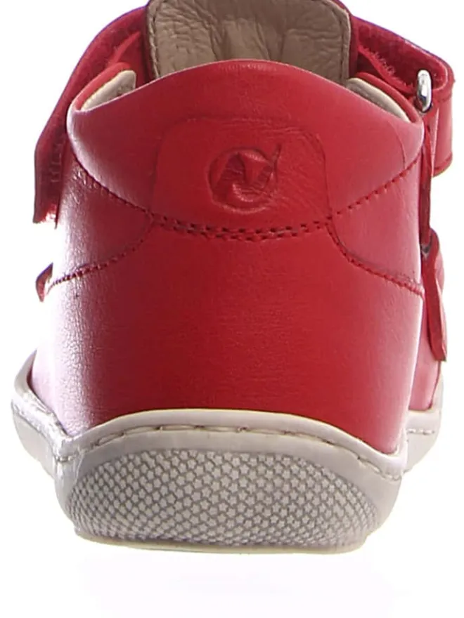 Naturino Sandalen^Leder-Halbsandalen "Puffy" in Rot