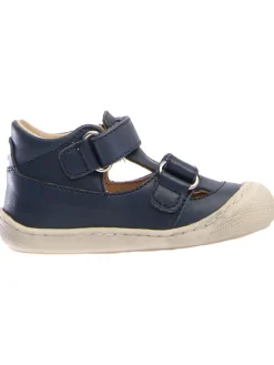 Naturino Sandalen^Leder-Halbsandalen "Puffy" in Dunkelblau