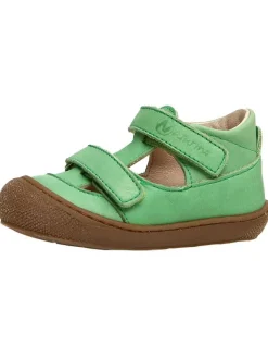 Leder-Halbsandalen "Puffy" in Grün>Naturino Outlet