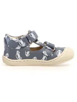Leder-Halbsandalen "Puffy" in Dunkelblau>Naturino Sale
