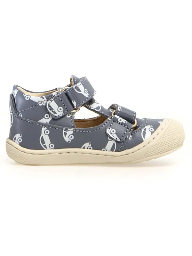 Leder-Halbsandalen "Puffy" in Dunkelblau>Naturino Sale