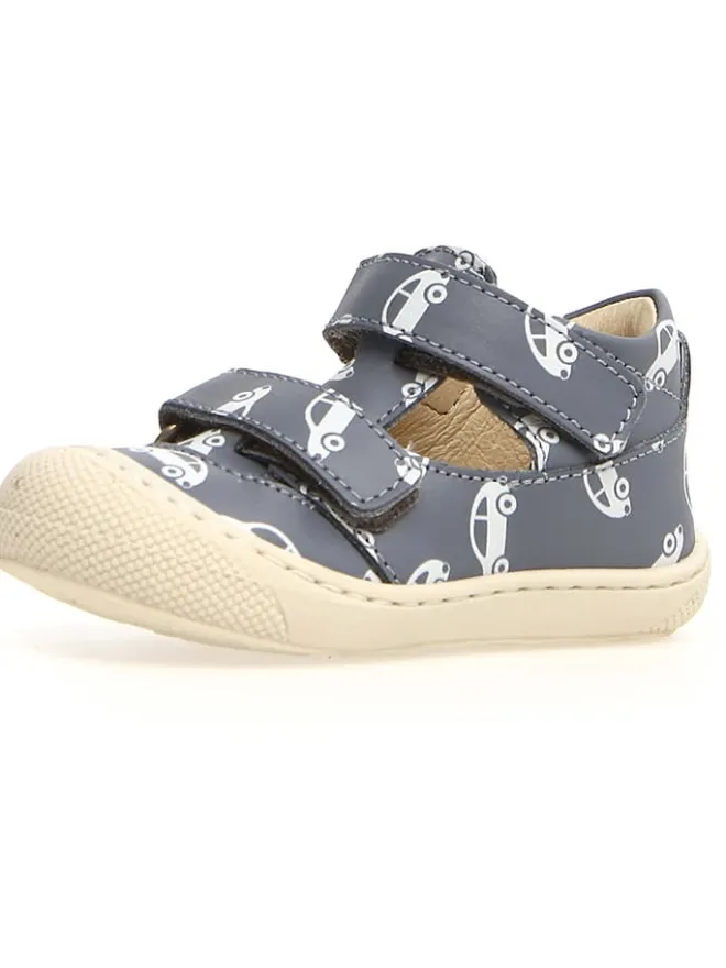 Leder-Halbsandalen "Puffy" in Dunkelblau>Naturino Sale
