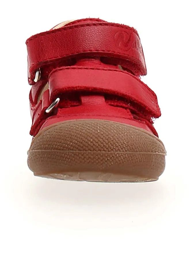 Naturino Sandalen|Sandalen·Halbsandalen^Leder-Halbsandalen "Puffy" in Rot