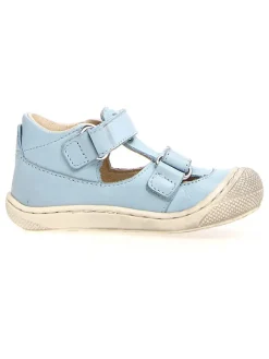 Leder-Halbsandalen "Puffy" in Hellblau>Naturino Online