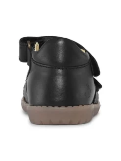 Leder-Halbsandalen 