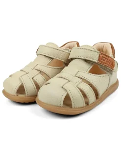 KAVAT Sandalen|Sandalen·Halbsandalen^Leder-Halbsandalen "Rullsand EP" in Creme
