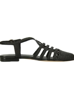 Leder-Halbsandalen 