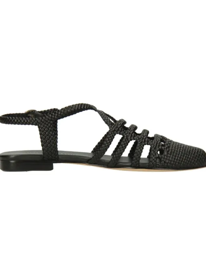 Leder-Halbsandalen "Sandrine 4" in Schwarz>MELVIN & HAMILTON New