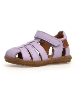 Leder-Halbsandalen 