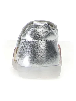 Leder-Halbsandalen "See" in Silber>Naturino Sale