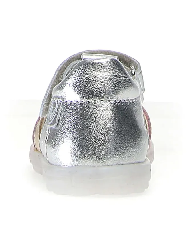 Leder-Halbsandalen "See" in Silber>Naturino Sale