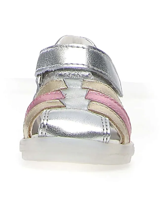 Leder-Halbsandalen "See" in Silber>Naturino Sale