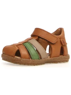 Leder-Halbsandalen 