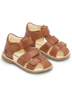 Leder-Halbsandalen "Shea" in Hellbraun>Bundgaard Clearance