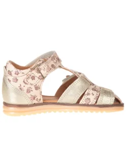 Leder-Halbsandalen "Sky Flower" in Rosa>Wheat Hot