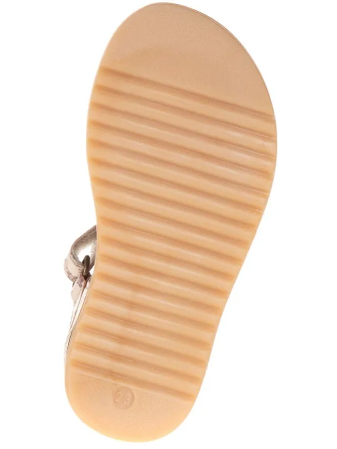 Leder-Halbsandalen "Sky Flower" in Rosa>Wheat Hot