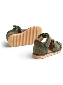 Leder-Halbsandalen 