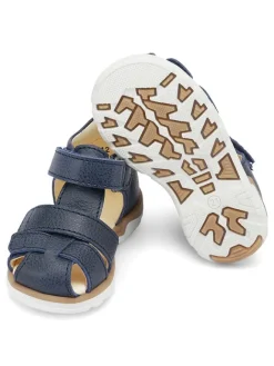 Bundgaard Sandalen|Sandalen·Halbsandalen^Leder-Halbsandalen "Sofus" in Dunkelblau