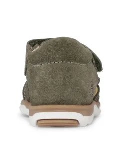 Leder-Halbsandalen 