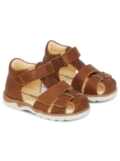 Bundgaard Sandalen·Halbsandalen^Leder-Halbsandalen "Sofus" in Hellbraun