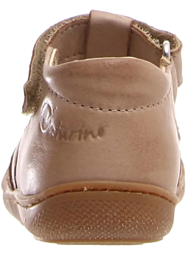 Leder-Halbsandalen "Wad" in Beige>Naturino New