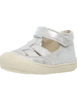 Naturino Sandalen^Leder-Halbsandalen "Wad" in Silber