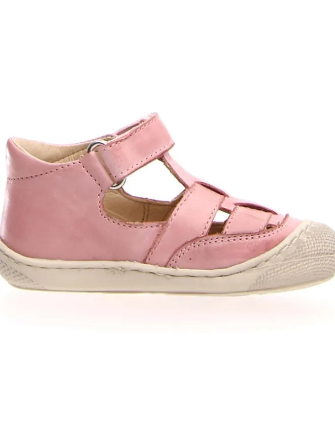Naturino Sandalen·Halbsandalen|Sandalen^Leder-Halbsandalen "Wad" in Rosa
