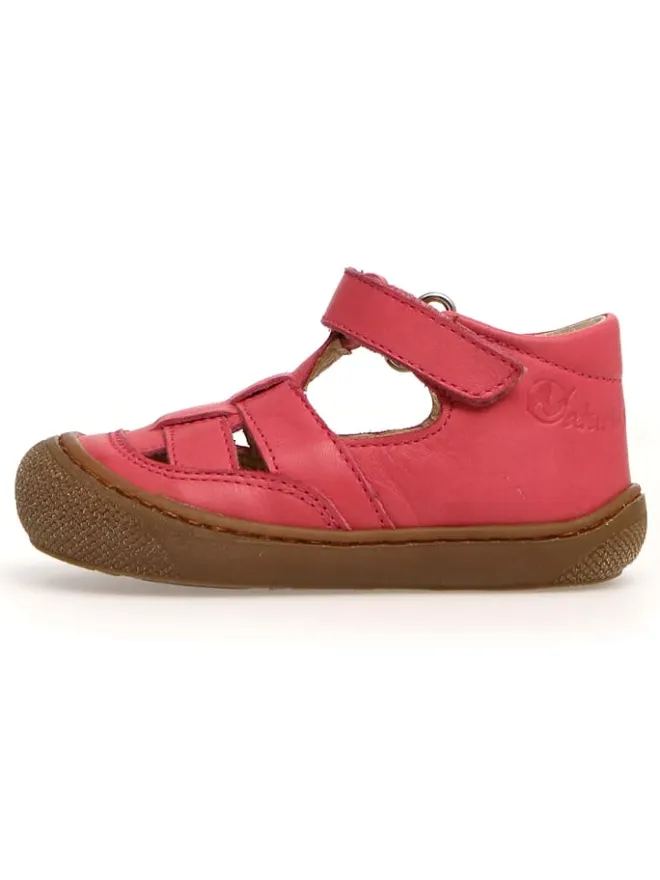 Naturino Sandalen^Leder-Halbsandalen "Wad" in Pink