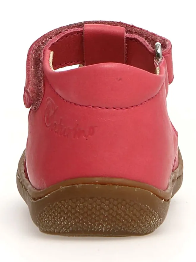Naturino Sandalen^Leder-Halbsandalen "Wad" in Pink