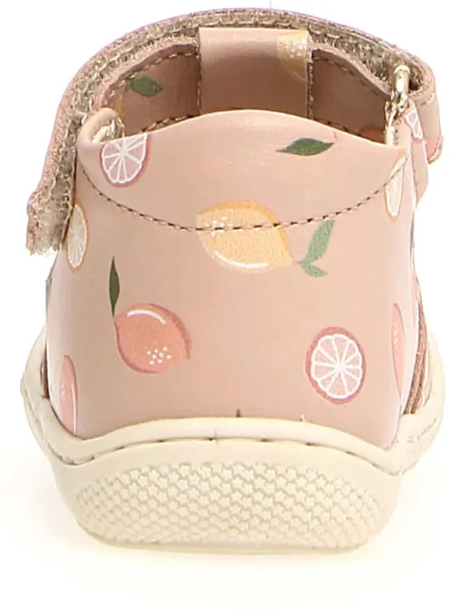 Leder-Halbsandalen "Wad" in Rosa>Naturino Clearance