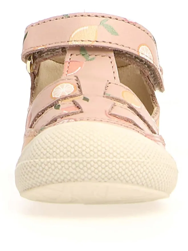 Leder-Halbsandalen "Wad" in Rosa>Naturino Clearance