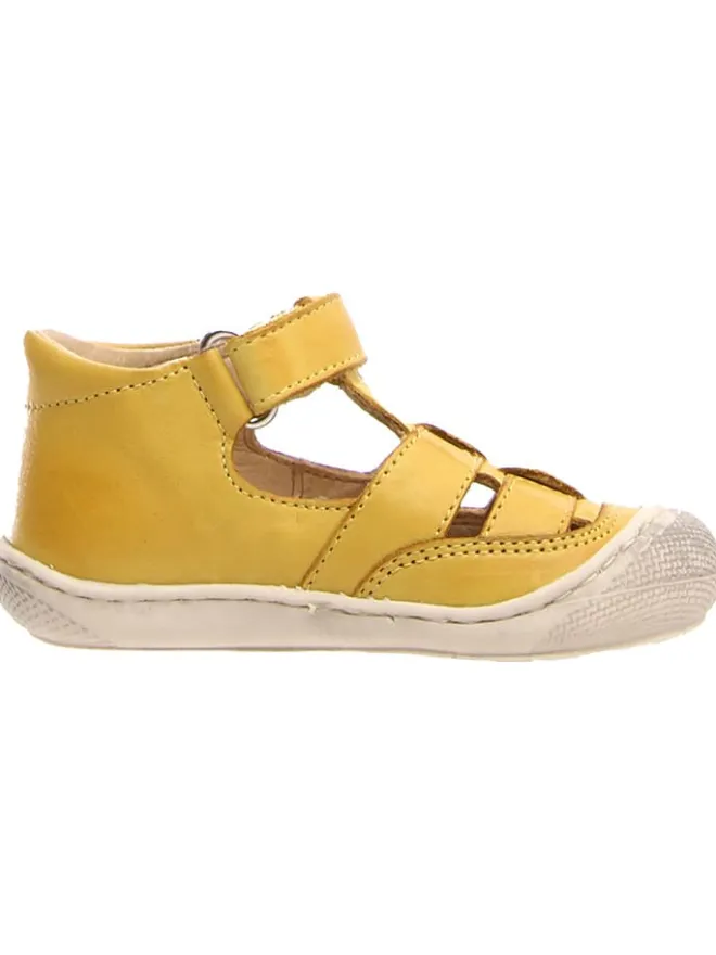 Leder-Halbsandalen "Wad" in Gelb>Naturino Clearance