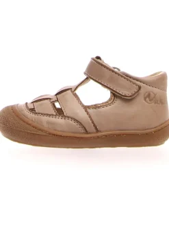Leder-Halbsandalen "Wad" in Hellbraun>Naturino