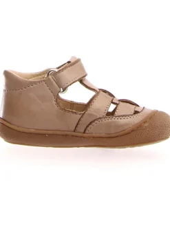 Leder-Halbsandalen "Wad" in Hellbraun>Naturino