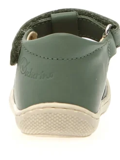 Leder-Halbsandalen 