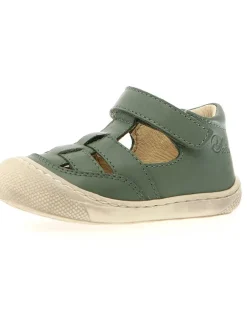 Leder-Halbsandalen 