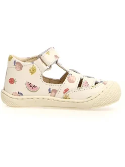 Naturino Sandalen|Sandalen·Halbsandalen^Leder-Halbsandalen "Wad" in Creme