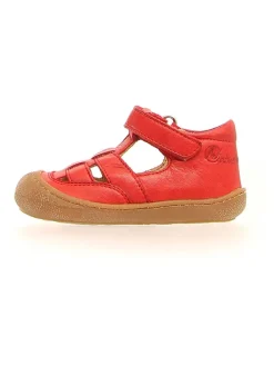 Leder-Halbsandalen "Wad" in Rot>Naturino Best