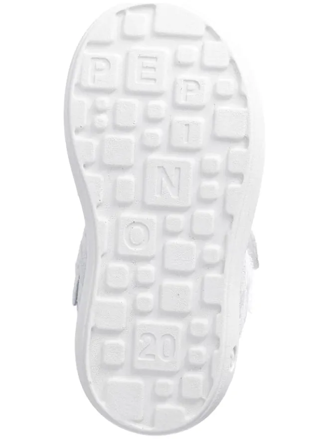 PEPINO Sandalen·Halbsandalen^Leder-Halbsandalen "Wanda" in Weiß