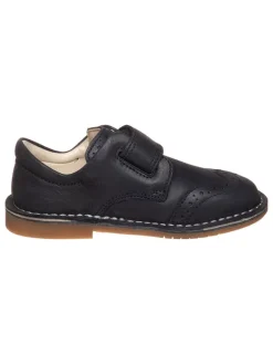 Leder-Halbschuhe in Dunkelblau>Clarks Online