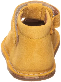 Leder-Halbschuhe in Gelb><noscript><img width=