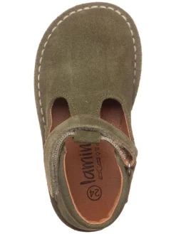 lamino Ballerinas^Leder-Halbschuhe in Khaki