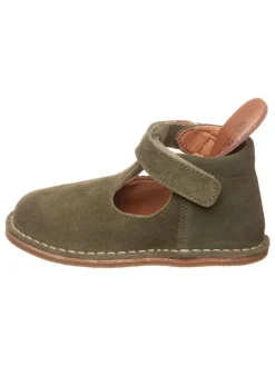 lamino Ballerinas^Leder-Halbschuhe in Khaki