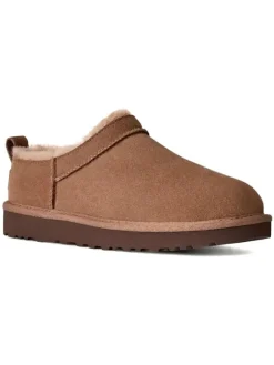 Leder-Hausschuhe "Classic Micro" in Hellbraun>UGG Hot