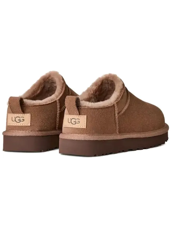 Leder-Hausschuhe "Classic Micro" in Hellbraun>UGG Hot
