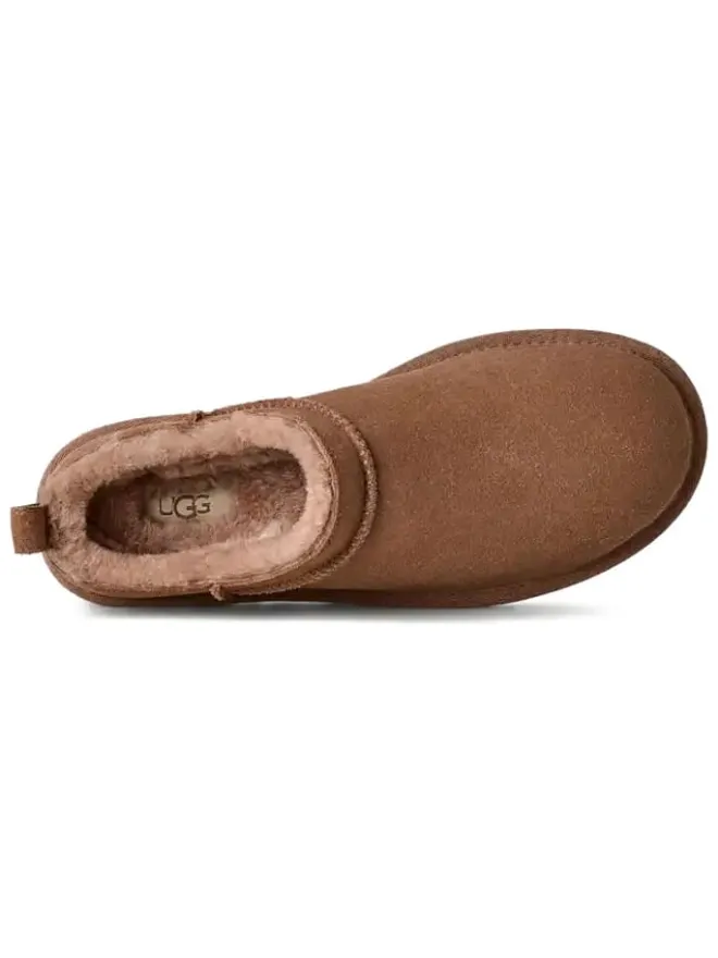 Leder-Hausschuhe "Classic Micro" in Hellbraun>UGG Hot