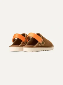 UGG Hausschuhe^Leder-Hausschuhe "Goldencoast II" in Orange/ Hellbraun
