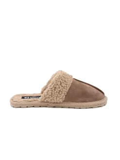 billowy Hausschuhe^Leder-Hausschuhe in Beige